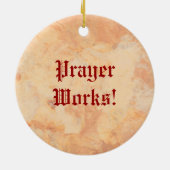 手を祈ること セラミックオーナメント (裏面)