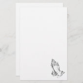 手を祈ること 便箋 (正面/裏面)