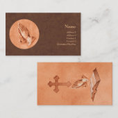 手を祈ること 名刺 (正面/裏面)