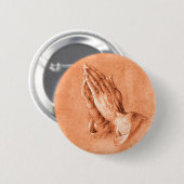 手を祈ること 缶バッジ (正面&裏面)