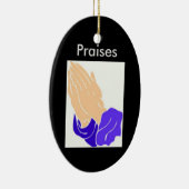 手を祈ること、賞賛のオーナメント セラミックオーナメント (右)