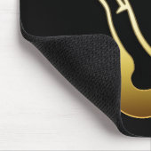 手を祈る金ゴールド マウスパッド (コーナー)