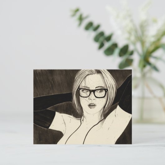 手を組む ポストカード (スタンド正面)