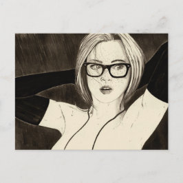 手を組む ポストカード