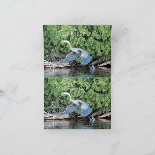 手を貸して救済ありがとう サンキューカード (内部)