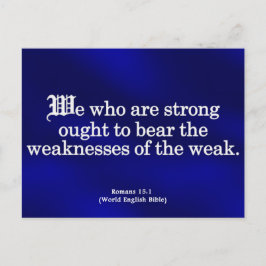 手を貸救済すローマ人15-1 ポストカード