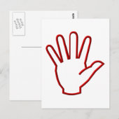 手を開く/高い5/波 ポストカード (正面/裏面)