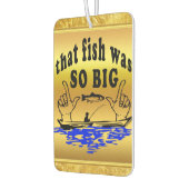 手を離して魚とボートを水で示す カーエアーフレッシュナー (左)