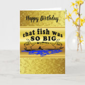 手を離して魚とボートを水で示す カード (黄色い花)