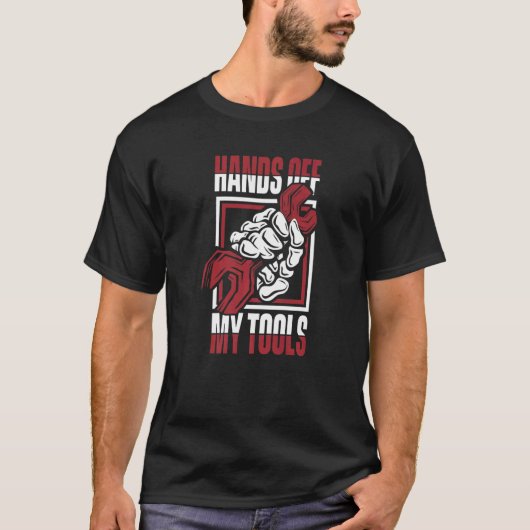 手を離す私のツールMechatronicsエンジニアAuto Mech Tシャツ (正面)