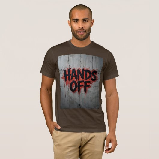 手を離す Tシャツ (正面フル)