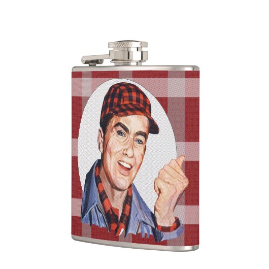 手を離せ！ フラスク (左)