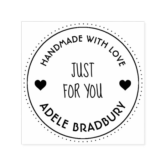 手エレガントパーソナライズされた作 セルフインキングスタンプ (デザイン)