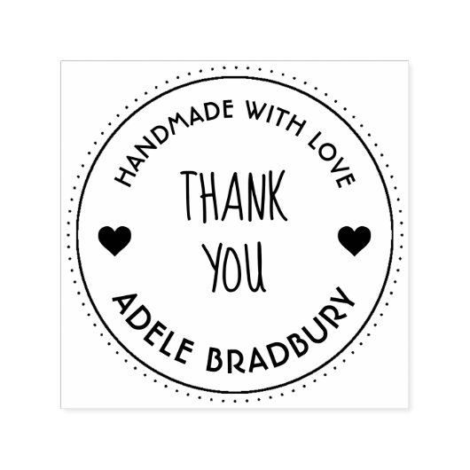 手エレガントパーソナライズされた作 セルフインキングスタンプ (デザイン)