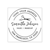 手エレガントレタリングサロンゴム印 ラバースタンプ (インプリント)