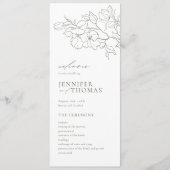 手エレガント引きフローラセージ結婚グリーン プログラム (正面)