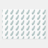 手エレガント引き枝クリスマス ラッピングペーパーシート (正面3)