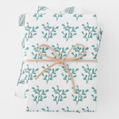 手エレガント引き枝クリスマス ラッピングペーパーシート (インサイチュ)