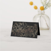 手エレガント引き植物体結婚護衛隊 プレイスカード (裏面)