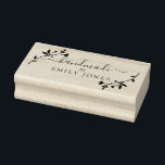 手エレガント素朴作りビジネスゴム印 ラバースタンプ<br><div class="desc">独自の手作りエレガントビジネス素朴ラバースタンプを作成する。ミニマモダンリストのデザインは、書エレガント跡と素朴なフローラアクセントを特徴とする。製品カスタマイズパッケージを郵送するためのラバースタンプを作成するためシンプルには、このデザインのすべての文字パーソナライズされた。</div>