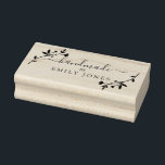 手エレガント素朴作りビジネスゴム印 ラバースタンプ<br><div class="desc">独自の手作りエレガントビジネス素朴ラバースタンプを作成する。ミニマモダンリストのデザインは、書エレガント跡と素朴なフローラアクセントを特徴とする。製品カスタマイズパッケージを郵送するためのラバースタンプを作成するためシンプルには、このデザインのすべての文字パーソナライズされた。</div>