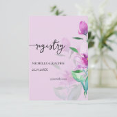 手エレガント絵を描フローラ格納装置カード エンクロージャーカード (スタンド正面)