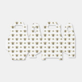 手エレガント絵を描水色のミツバチ フェイバーボックス (折り畳みなし)