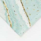 手エレガント絵を描液体の大理石デザイン フリースブランケット (角)