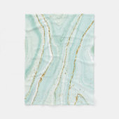 手エレガント絵を描液体の大理石デザイン フリースブランケット (正面)