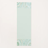 手エレガント絵を描液体の大理石デザイン ヨガマット (正面)