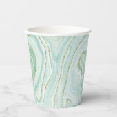 手エレガント絵を描液体の大理石デザイン 紙コップ (正面)