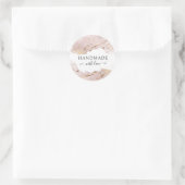 手エレガント織りのバラ金ゴールドは愛で手作り ラウンドシール (バッグ)