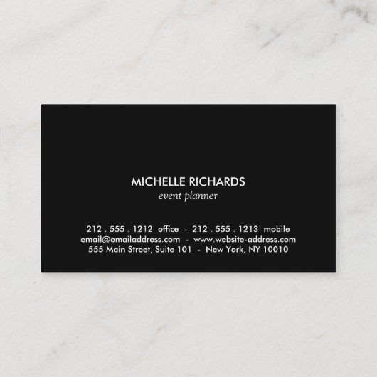 手エレガント色彩の鮮やか金ゴールド水玉模様 名刺 (裏面)