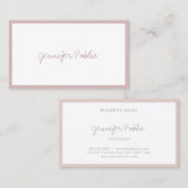 手エレガント跡テンプレートプロフェッショナルモダン 名刺 (正面/裏面)