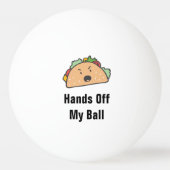 手オフ私のボール怒タコカスタマイズ可能PingPong 卓球ボール (正面)