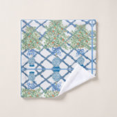 手オレン絵を描ジの木トピアリージンジャージャールジャー バスタオルセット (ウォッシュタオル)