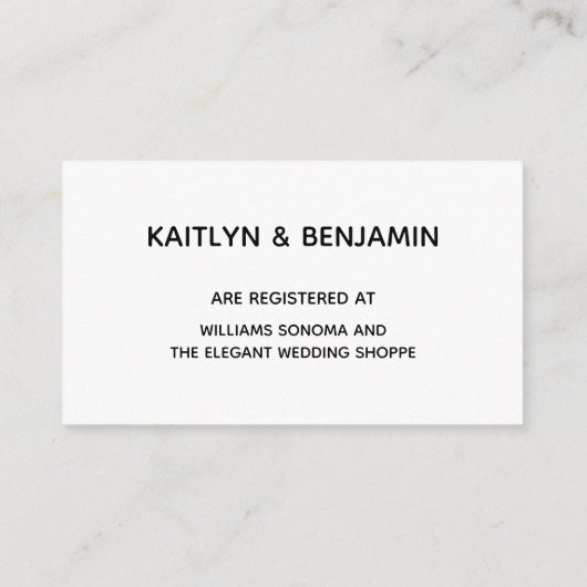 手カジュアル持バラ金ゴールドタイポグラフィギフト登録 エンクロージャーカード (裏面)