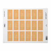 手カスタマイズパーソナライズされた型Sanitzerラベル ラベル (フルシート)