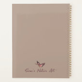 手カスタマイズ描きフローラプランナー プランナー手帳 (裏面)