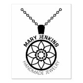 手カスタム作りジュエリー、独自のロゴを作成 ラバースタンプ (インプリント)