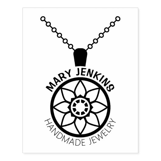 手カスタム作りジュエリー、独自のロゴを作成 ラバースタンプ (インプリント)