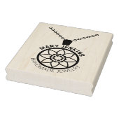 手カスタム作りジュエリー、独自のロゴを作成 ラバースタンプ (スタンプ)