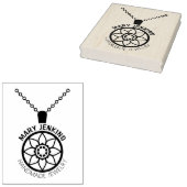 手カスタム作りジュエリー、独自のロゴを作成 ラバースタンプ (押印)