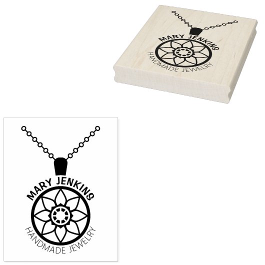 手カスタム作りジュエリー、独自のロゴを作成 ラバースタンプ (押印)