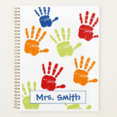 手カラフル刷プランナー プランナー手帳 (正面)