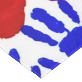 手カラフル印刷 テーブルクロス (アングル)