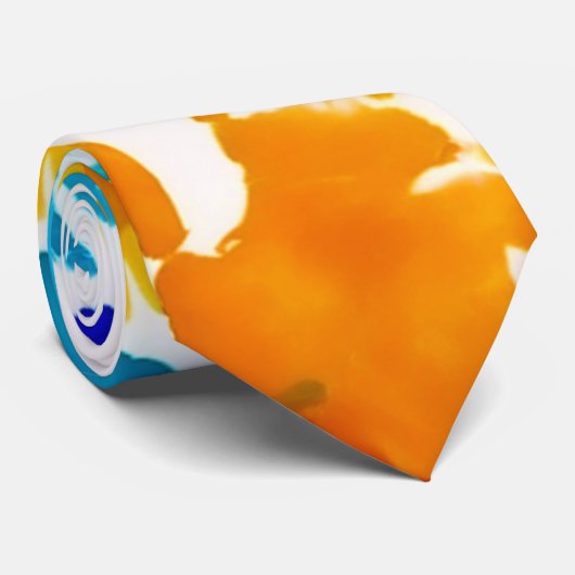 手カラフル印刷 ネクタイ (ロール)