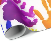 手カラフル印刷 ラッピングペーパー (ロールコーナー)