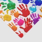 手カラフル印刷 薄葉紙 (詳細)