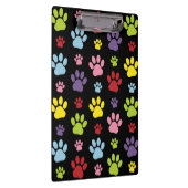 手カラフル型、前柄、前版画、犬の前足 クリップボード (右)